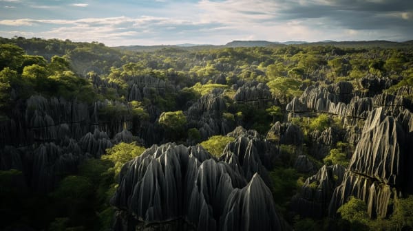 Tsingy de Bemaraha Strict Nature Reserve eSIM illustration