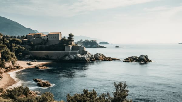Sveti Stefan eSIM illustration