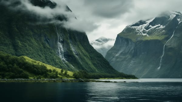 Geirangerfjord eSIM illustration