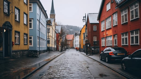 Trondheim eSIM illustration