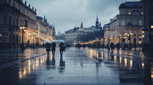 Krakow eSIM illustration