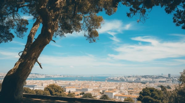 Lisbon eSIM illustration