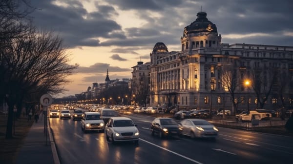 Bucharest eSIM illustration