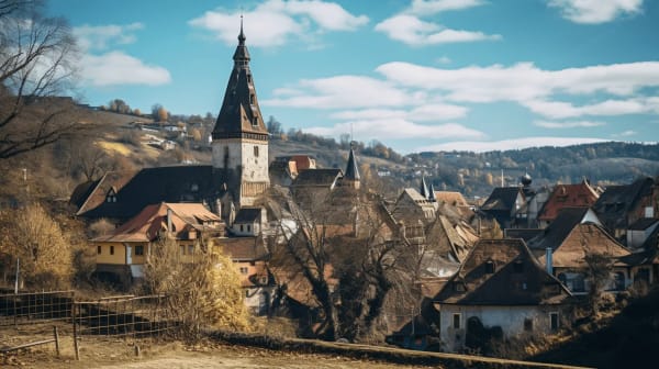 Sighisoara eSIM illustration