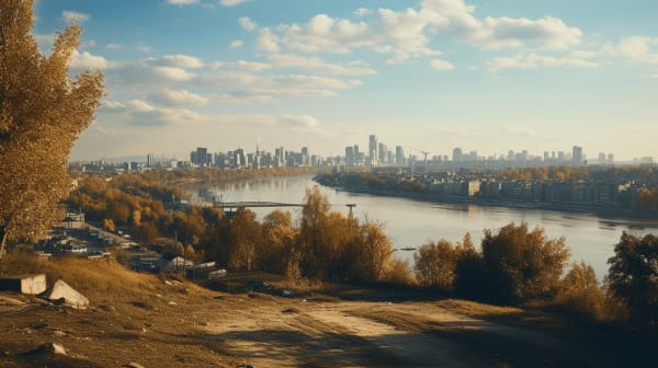 Belgrade eSIM illustration