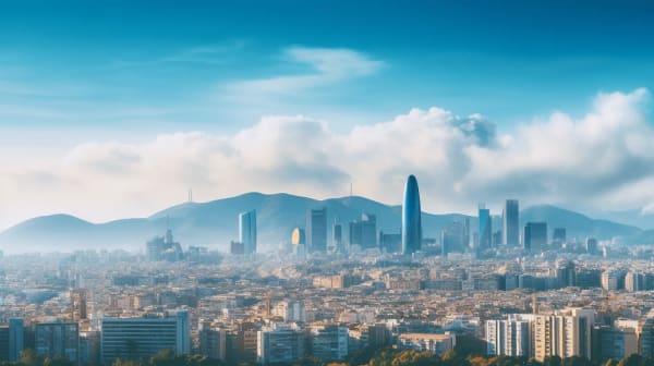 Barcelona eSIM illustration