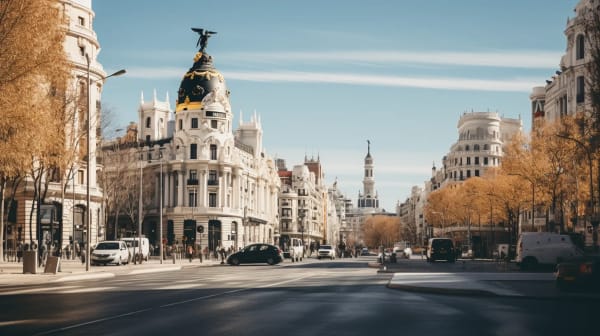 Madrid eSIM illustration