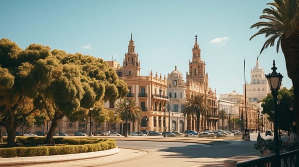 Seville eSIM illustration
