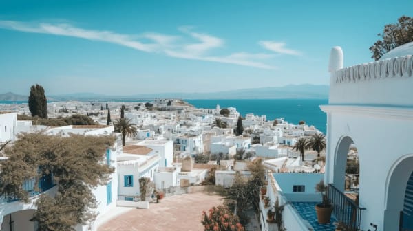 Sidi Bou Said eSIM illustration