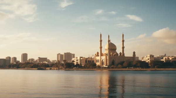 Sharjah eSIM illustration