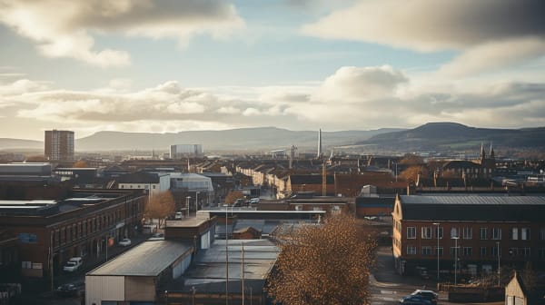Belfast eSIM illustration