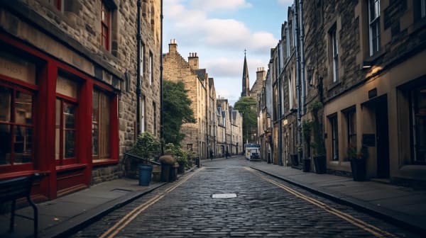 Edinburgh eSIM illustration