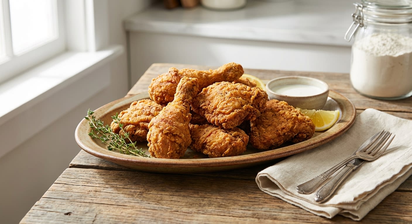 Buttermilk Brined Fried Chicken