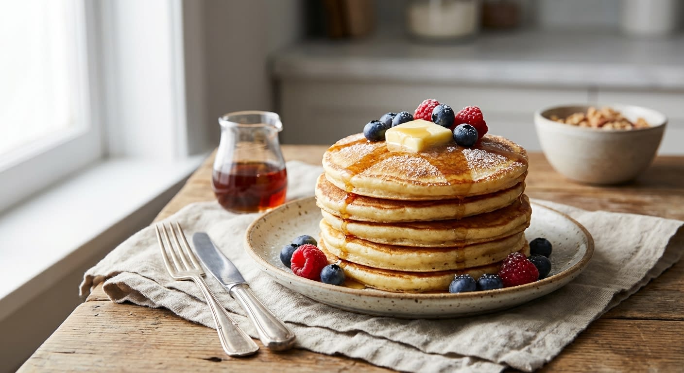 The Fluffiest Buttermilk Pancakes This Side of the Mississippi