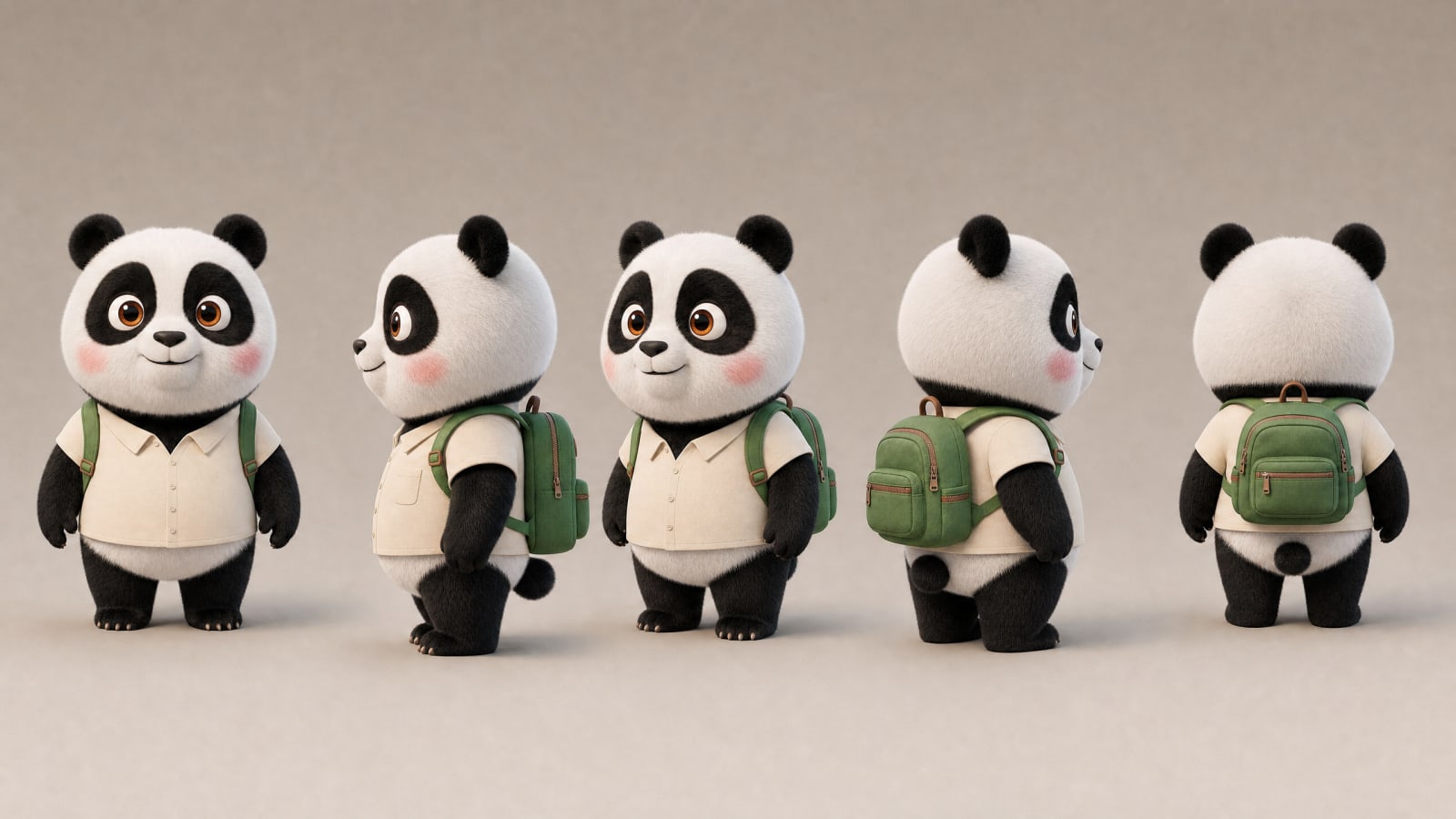 Panda cub turnaround
