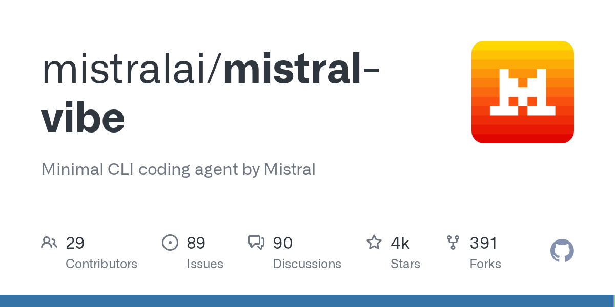 Minimal CLI coding agent by Mistral