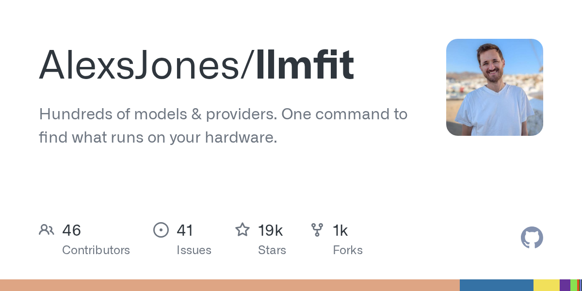 Hundreds of models & providers. One command to find what runs on your hardware.
