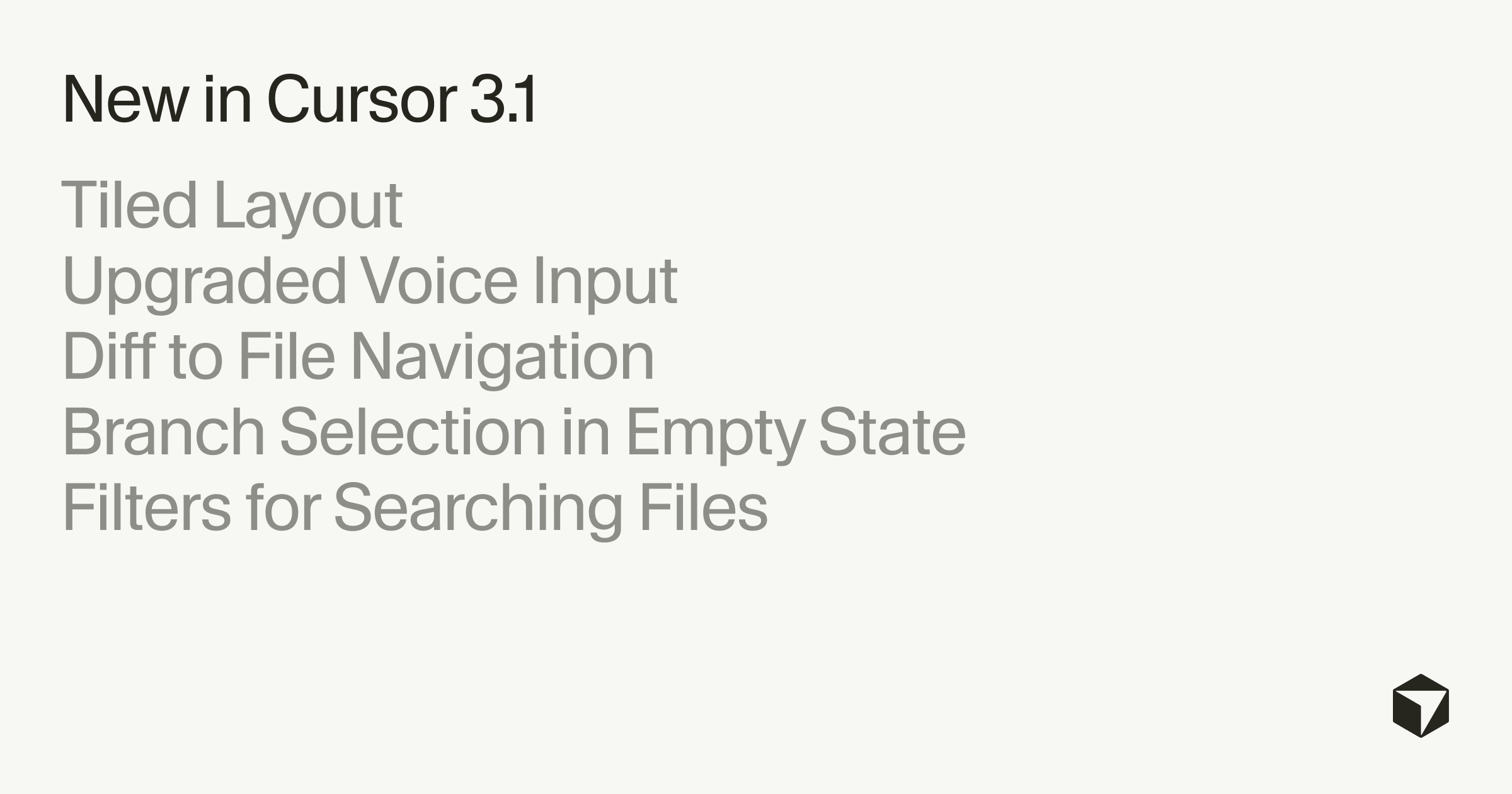 Cursor's Tiled Layout, Voice Input Elevate AI Coding