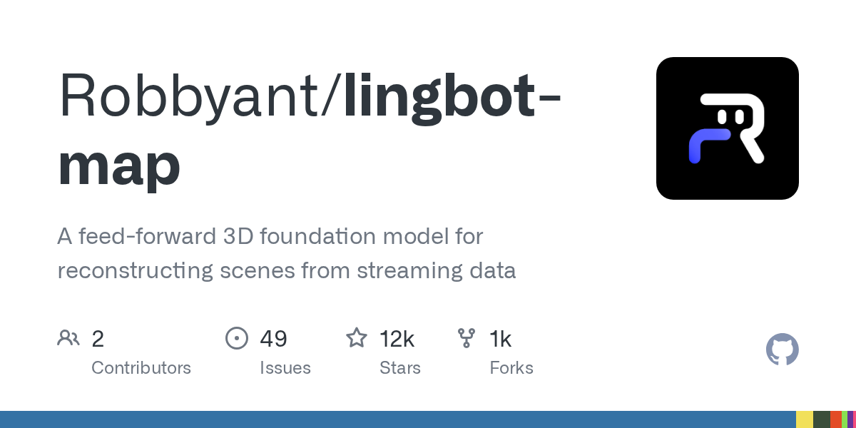 Lingbot-map builds 3D scenes from streaming data