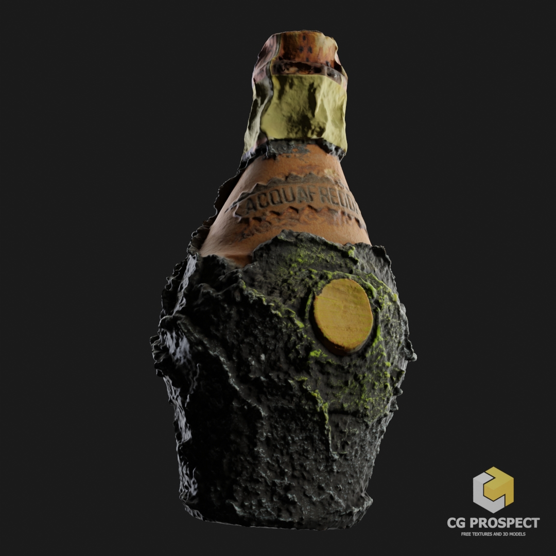 3d model of a Liquor Bottle 01