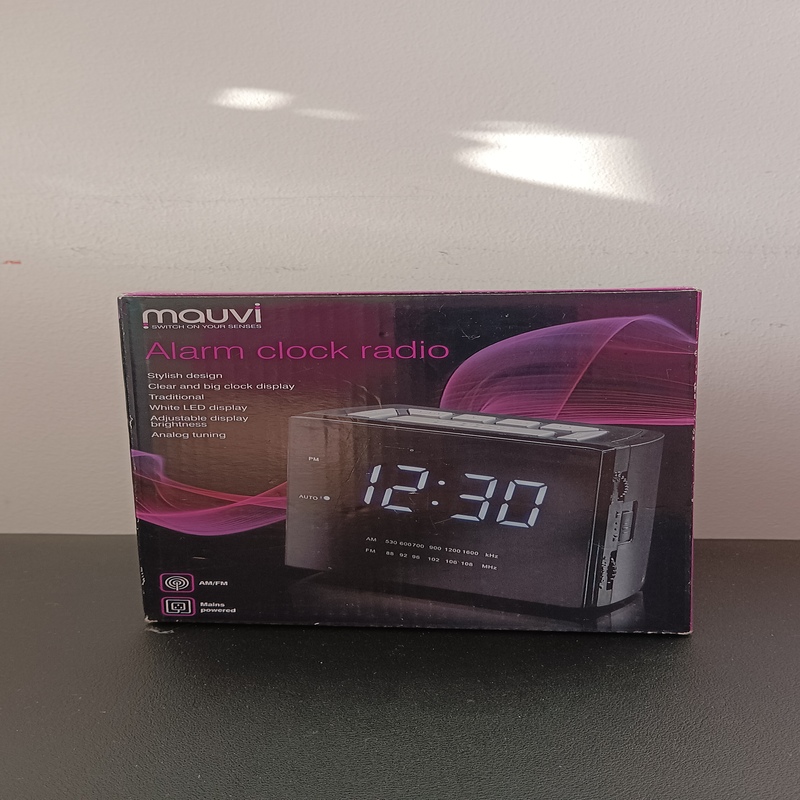 Alarm Clock Radio | Bluetooth Stereo Speakers | FM Radio | New