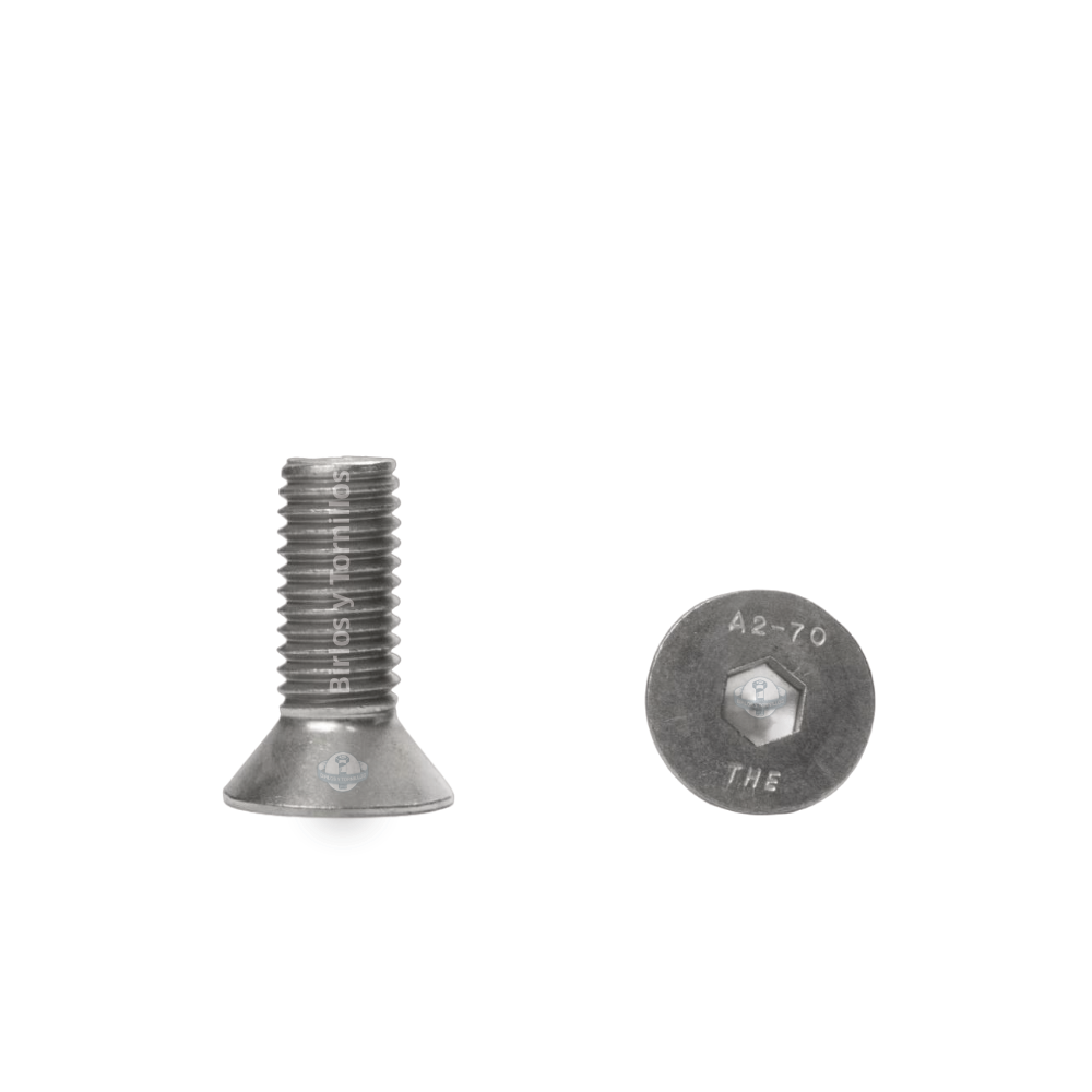 TAPI Tornillo allen cabeza plana mm inoxidable