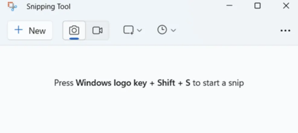 a screenshot of the windows snipping tool