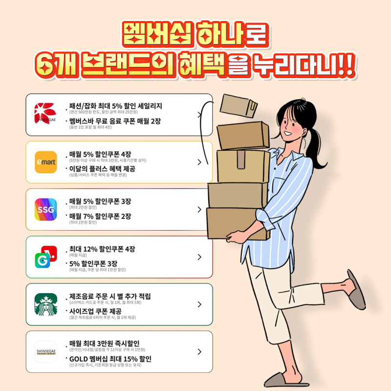 신세계 유니버스 클럽 런칭 캠페인 5