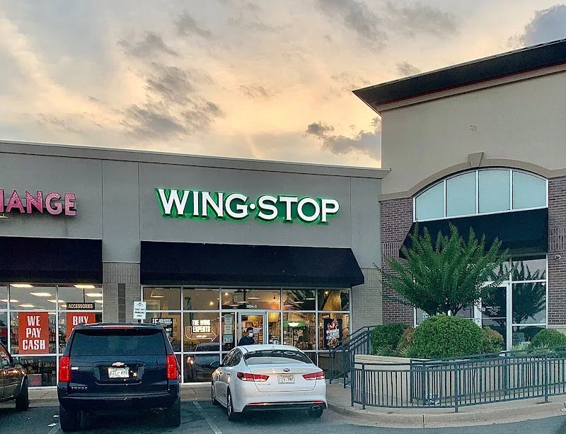 Wingstop food and storefront view at 3954 Central Ave in Hot Springs, Arkansas