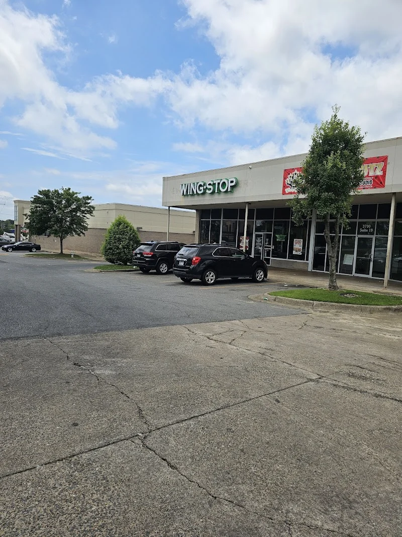Wingstop food and storefront view at 3700 S. University Ave in Little Rock, Arkansas