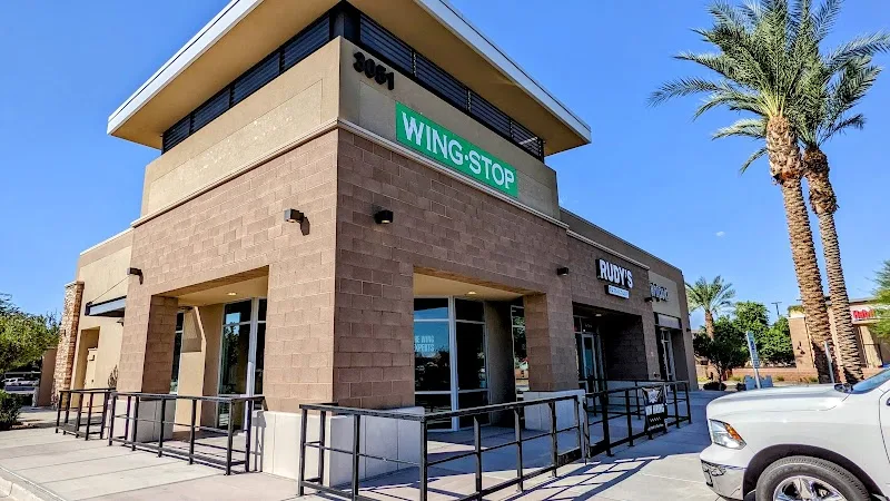 Wingstop food and storefront view at 3051 S. Market Street #103 in Gilbert, Arizona