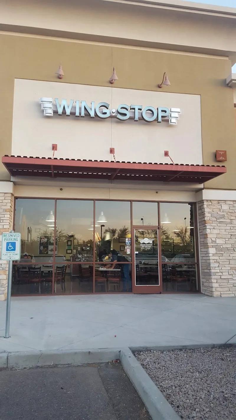 Wingstop food and storefront view at 1616 S Stapley Dr Ste 105 in Mesa, Arizona