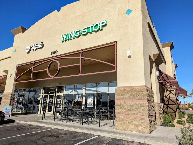 Wingstop food and storefront view at 2060 S. Power Road Suite 110 in Mesa, Arizona