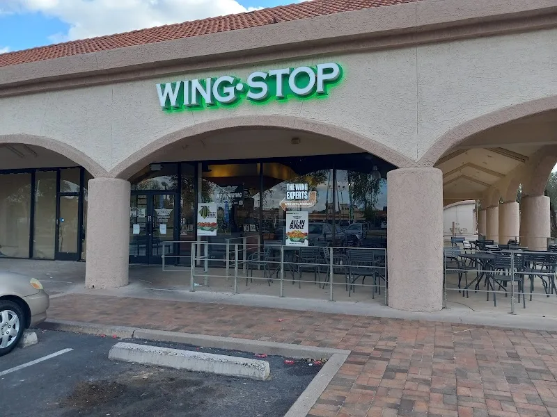 Wingstop food and storefront view at 1457 W Southern Ave in Mesa, Arizona