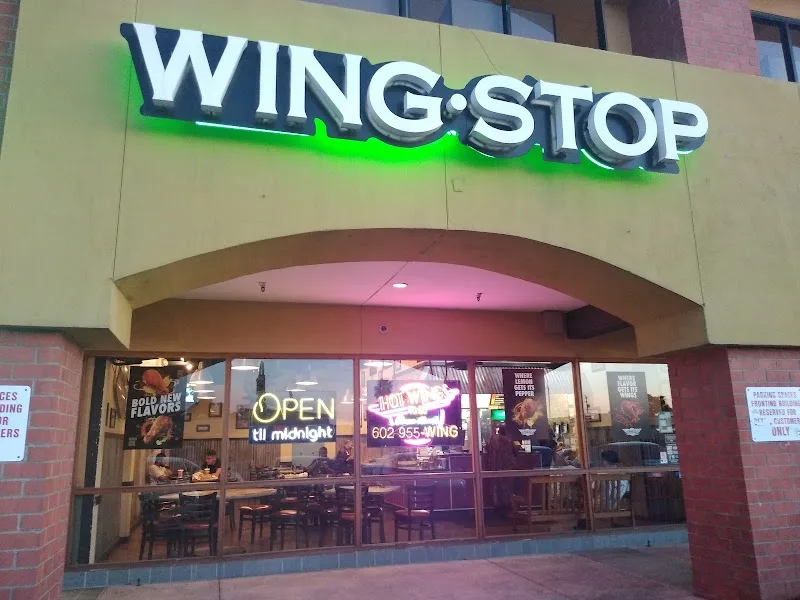 Wingstop food and storefront view at 4041 E Thomas Rd Ste 115 in Phoenix, Arizona