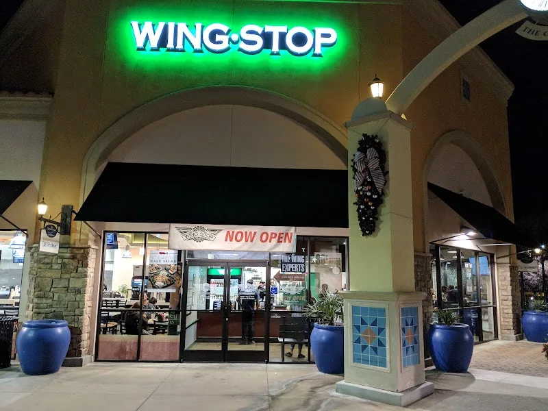 Wingstop food and storefront view at 20434 US Highway 18 Ste 130 in Apple Valley, California