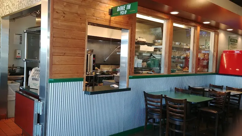 Wingstop food and storefront view at 2300 Harbor Blvd in Costa Mesa, California