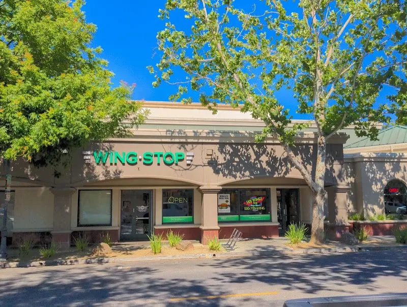 Wingstop food and storefront view at 408 G St in Davis, California