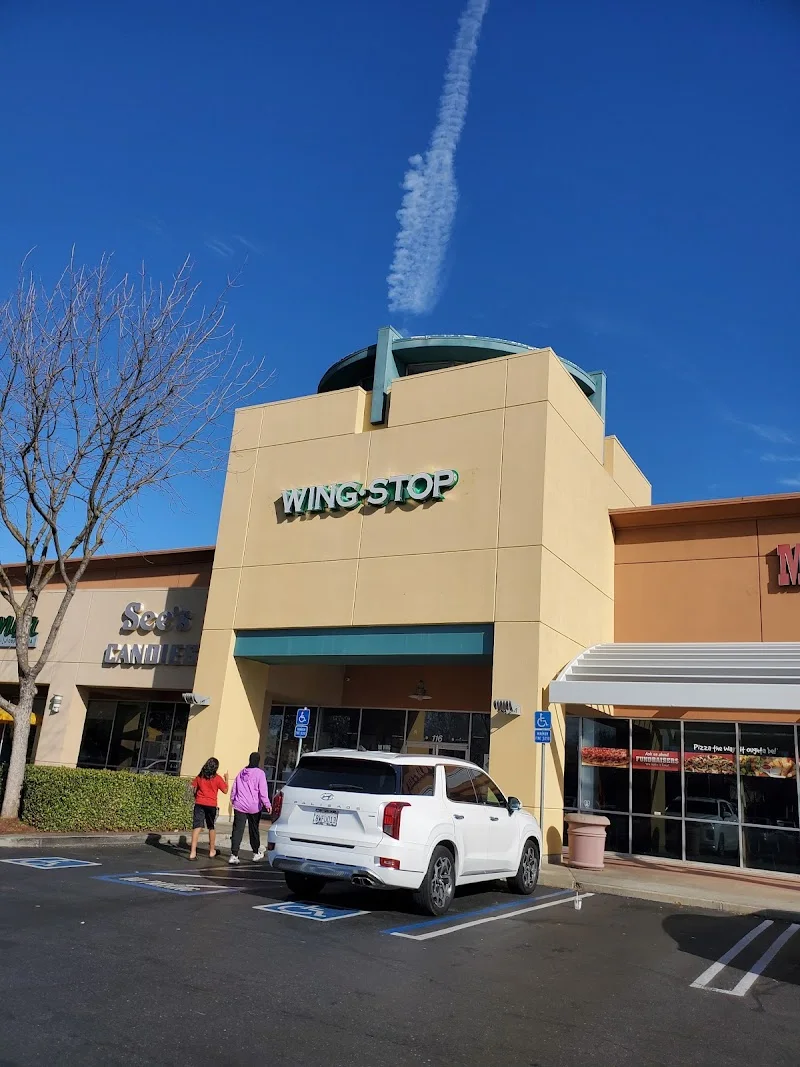 Wingstop food and storefront view at 7440 Laguna Blvd Ste 116 in Elk Grove, California