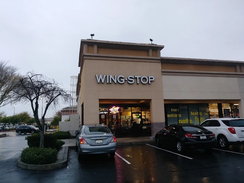 Wingstop food and storefront view at 8447 Elk Grove Florin Rd Ste 50 in Elk Grove, California