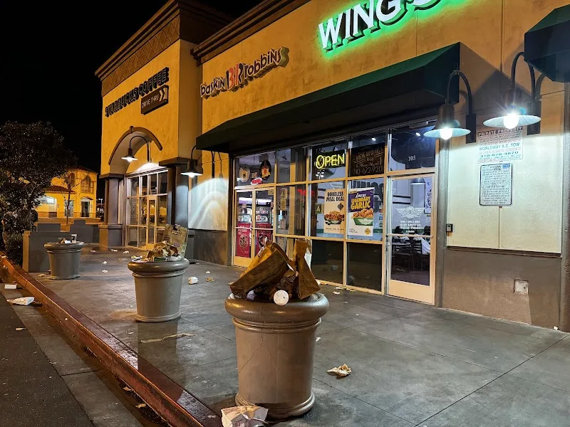 Wingstop food and storefront view at 3551 W Century Blvd Ste 103 in Inglewood, California