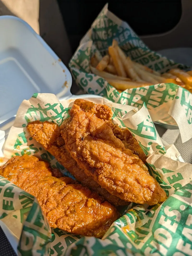 Wingstop food and storefront view at 510 Canal St in King City, California