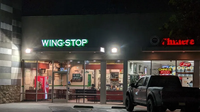 Wingstop food and storefront view at 1504 W Willow St in Long Beach, California