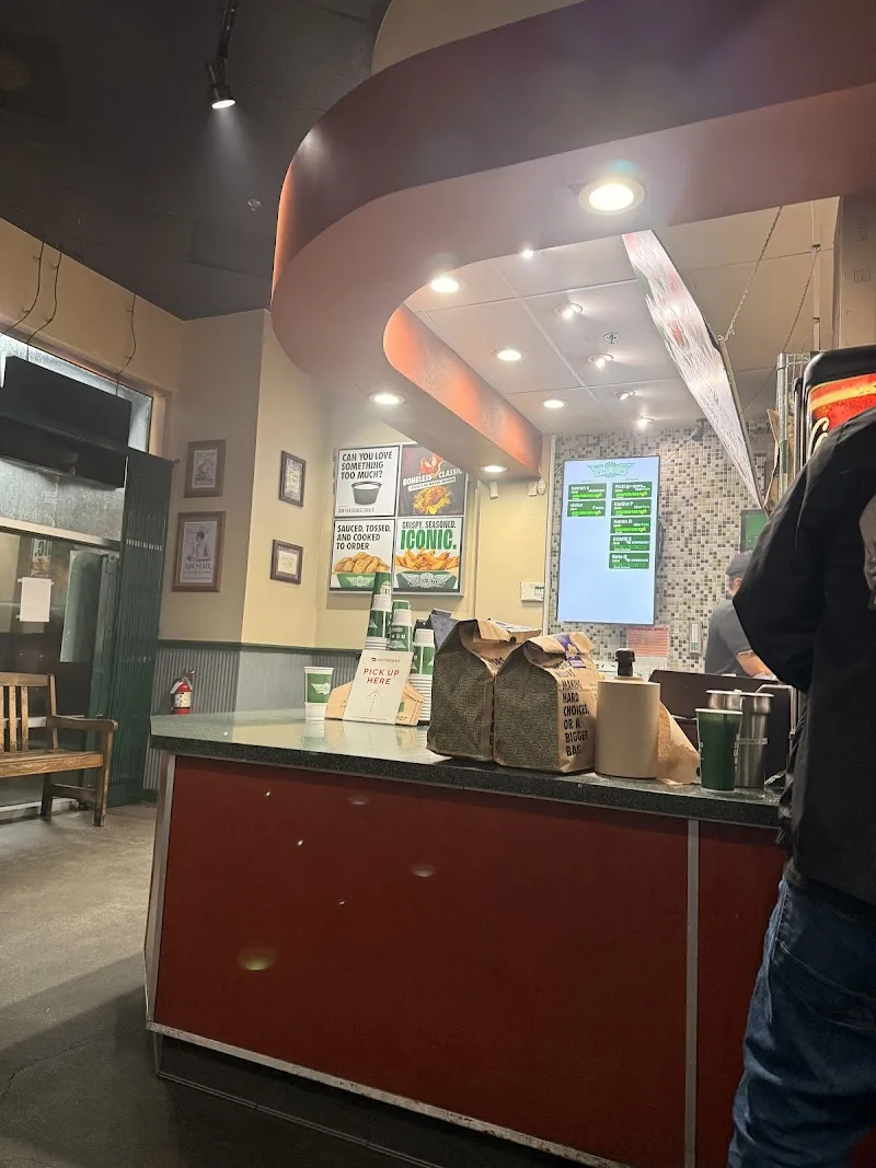 Wingstop food and storefront view at 8985 Venice Blvd #C-1C in Los Angeles, California