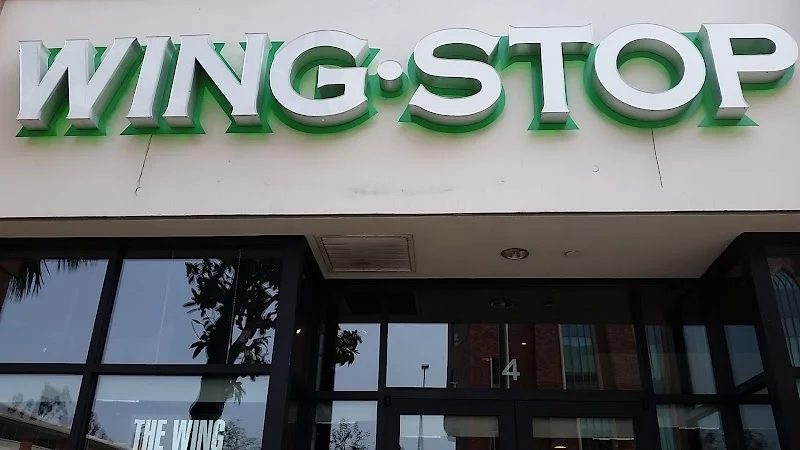 Wingstop food and storefront view at 3584 S. Figueroa St. in Los Angeles, California