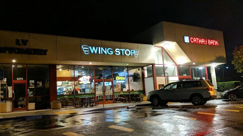 Wingstop food and storefront view at 1085 El Camino Real in Millbrae, California