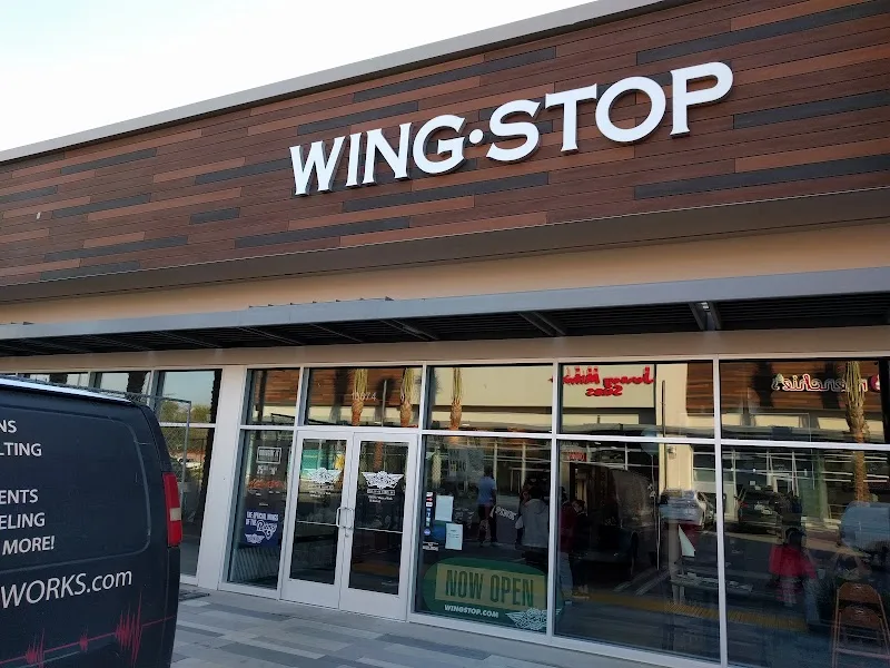 Wingstop food and storefront view at 10374 Sepulveda Blvd in Mission Hills, California