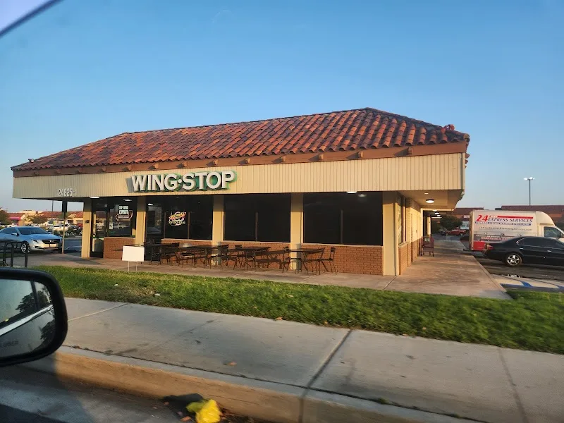 Wingstop food and storefront view at 24825 Alessandro Blvd in Moreno Valley, California