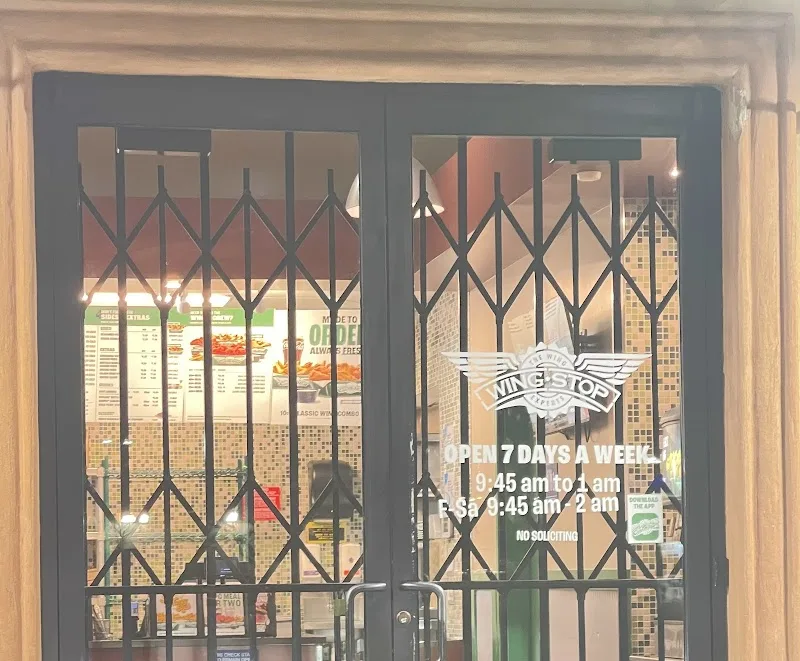 Wingstop food and storefront view at 110 Soscol Ave in Napa, California