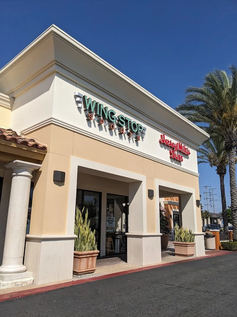 Wingstop food and storefront view at 1541 E Katella Ave in Orange, California